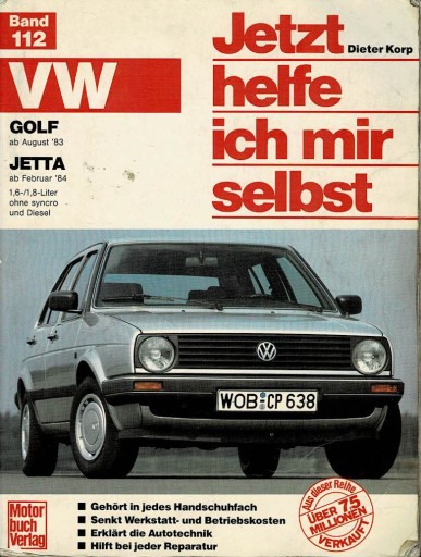 Jetzt helfe ich mir selbst VW Golf Jetta Dieter Korp