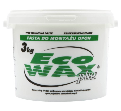 Pasta montażowa do opon ECO WAX plus 3kg - Maść