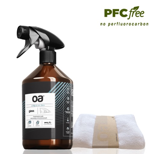 SET Do Auta OA Car Glass 500 ml + Microfibra 1 szt