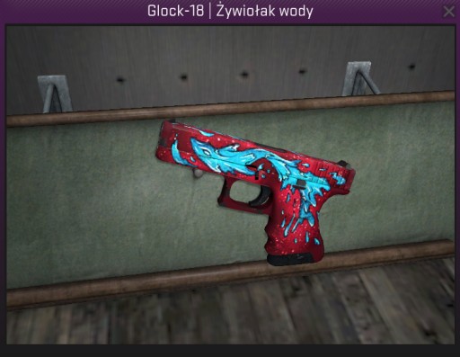 GLOCK-18 ŻYWIOŁAK WODY WATER ELEMENTAL cs go skin