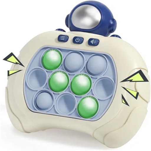 Handheld Puzzle Game Machine, Squeeze Poppet Sensory Fast Push Bubble Toy,