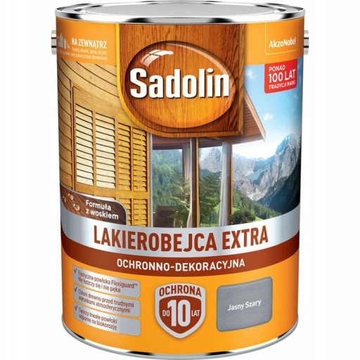 LAKIEROBEJCA SADOLIN EXTRA JASNY SZARY 0,75L