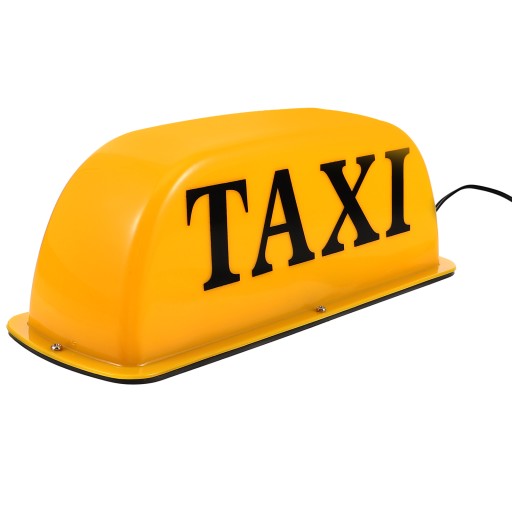 ZNAK TAXI ŚWIATŁA OKRĄGŁE EMBLEMATY SAMOCHODU