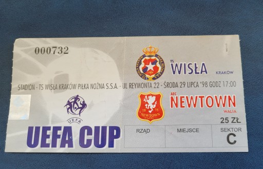 Bilet Wisła Kraków - Newton