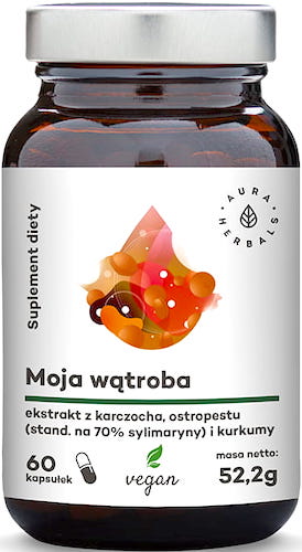 Aura Herbals Moja Wątroba karczoch ostropest 60kap