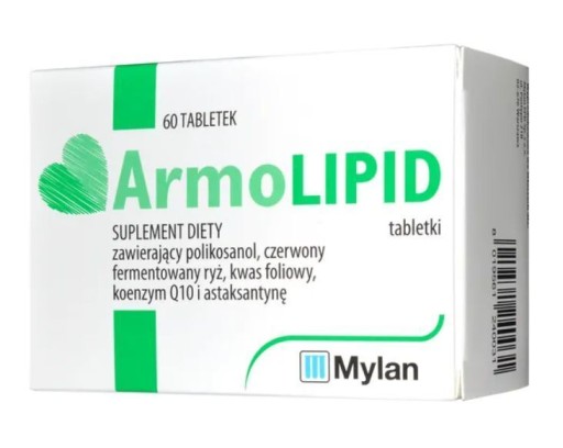 ArmoLipid cholesterol krążenie monakolina 60 tabl