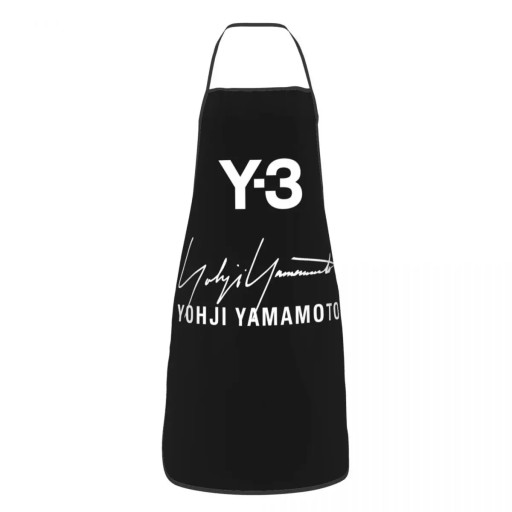 Funny Yohji Yamamoto Bib Apron Men Women Unisex Kitchen Chef Tablier
