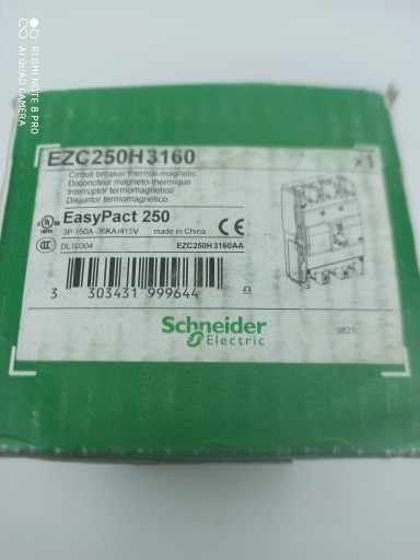 Schneider EZC250H 3160 WYŁĄCZ EASYPACT 36KA 160A