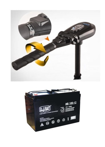 Silnik elektryczny Haswing Protruar 1.0 65lb Maximizerem 65 lb W ZESTAW !