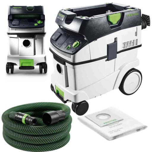 FESTOOL Odkurzacz Przemysłowy CTL 36 E MOCNY NA MOKRO I SUCHO KLASA L 1200W