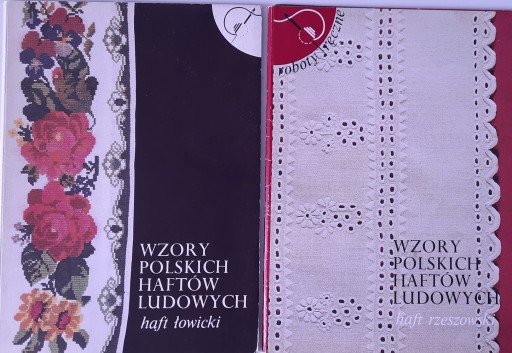 WZORY POLSKICH HAFTÓW LUDOWYCH łowicki rzeszowski