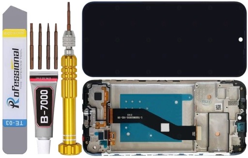MOTOROLA E6S 2020 XT2053 WYŚWIETLACZ LCD RAMKA