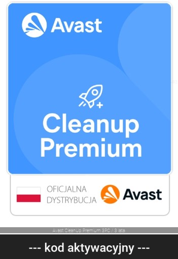 Avast CleanUp Premium 3PC / 3 lata