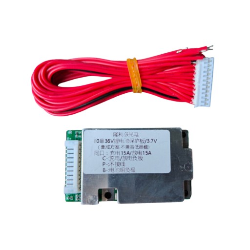 Moduł BMS Ładowarka 10s 15A Li-ion 18650 36V 42V