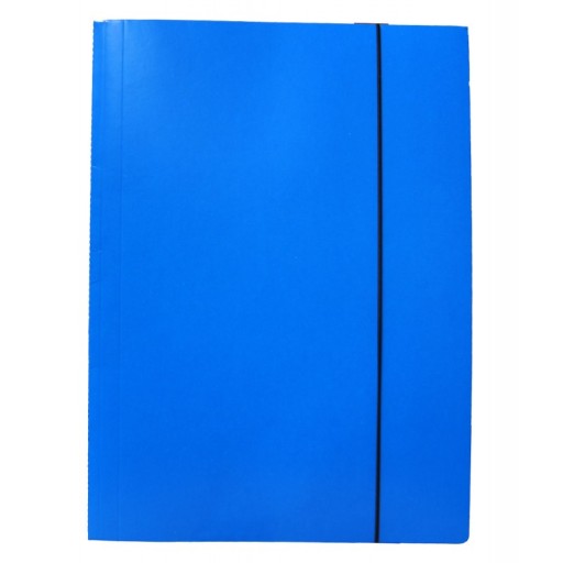 Teczka z gumką karton 300g TG-06 JASNO-NIEBIESKA
