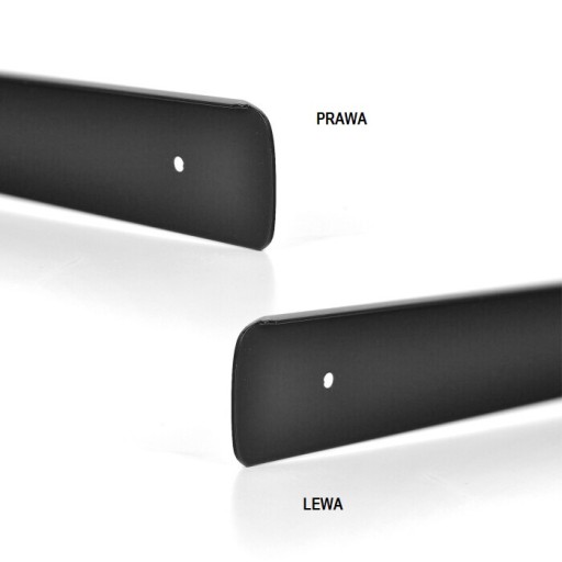 LISTWA BOCZNA BLATU LEWA lub PRAWA 28 mm CZARNA