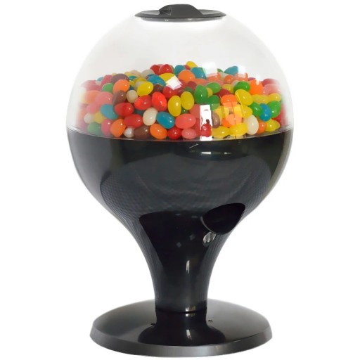Dozownik cukierków ślubnych automatyczny czujnik ABS Vintage Gumball Mini g