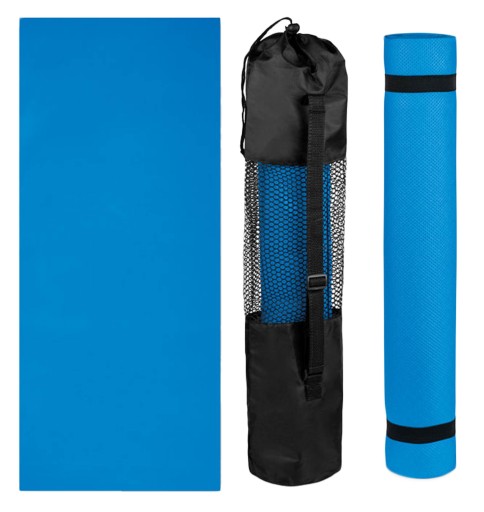 MATA DO JOGI FITNESS ANTYPOŚLIZGOWA 180x60 BLUE