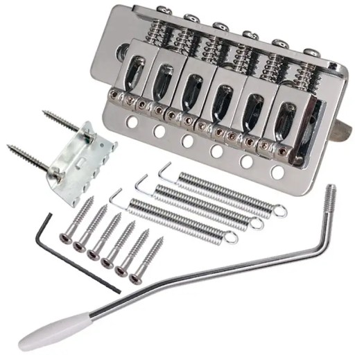 0SilverNew 6 strun gitara mostek siodełko końcówka do Fender Strat SQ ST gi