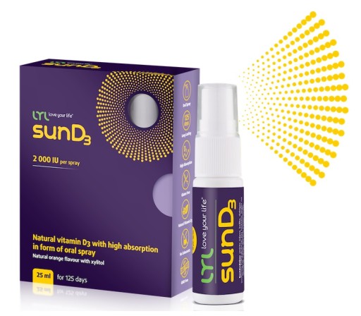 LYL naturalna witamina D3 w SPRAYU na 4 MIESIĄCE !
