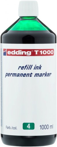 TUSZ Do Uzupełniania MARKERÓW Permanentnych e-t1000 Edding ZIELONY
