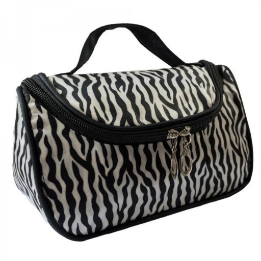 Kosmetyczka turystyczna Kuferek Zebra