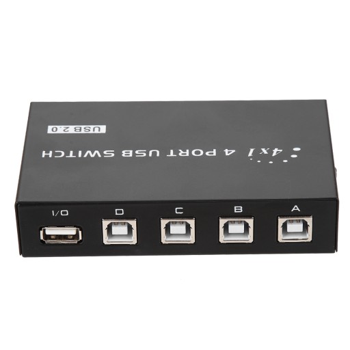 2/4 port usb 2.0 manual sharing switch switcher box for pc printer scanner