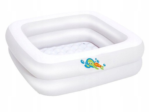 DMUCHANY BASENIK WANIENKA PRZENOŚNA BESTWAY 86x86CM MIĘKKIE DNO TURYSTYCZNA
