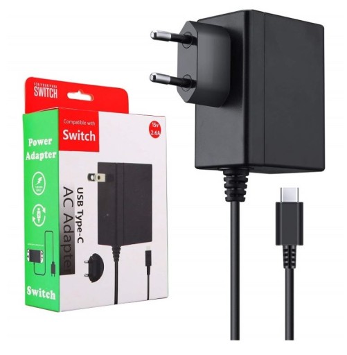 SWITCH USB C ZASILACZ ŁADOWARKA 5V 1.5A / 15V 2.6A