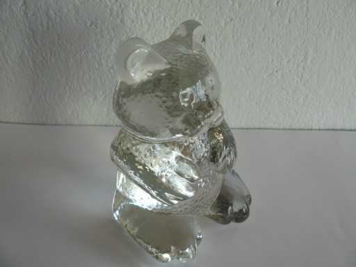 SZKLANA FIGURKA MIŚ