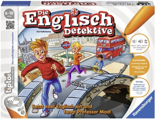 ENGLISH DETECTIVE gra detektyw magiczne pióro