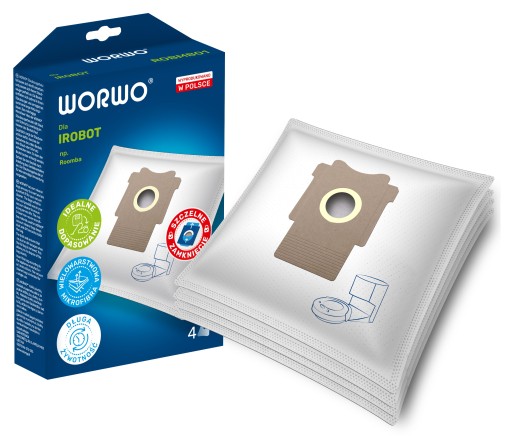 4x WORKI WORWO do iRobot Roomba Clean Base i3+ i4+ i5+ i7+ j7+ s9+
