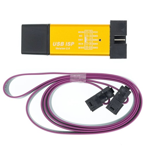 Aluminiowy styl skorupy USBASP USBISP programator