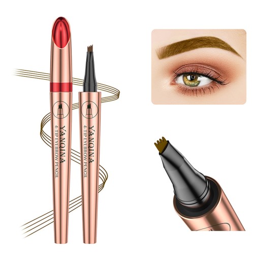 MARKER DO BRWI KERDKA MICROBLADING PISAK 4w1 Kolor Ciemnej Kawy, pisak