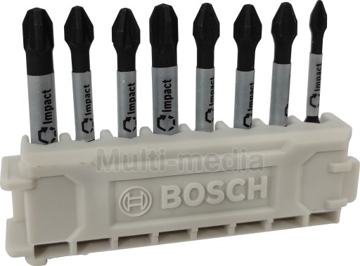 BOSCH ZESTAW 8 BITÓW IMPACT CONTROL WKRĘTARKI BITY