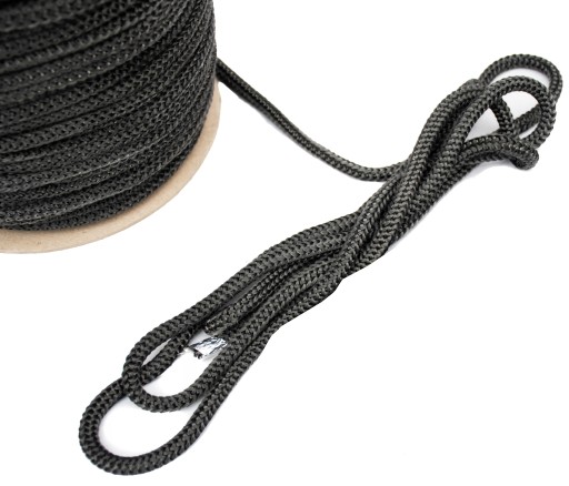 SZNUR ŻAROODPORNY USZCZELNIAJĄCY DO DRZWICZEK KOMINKA PIECA 10mm 1mb