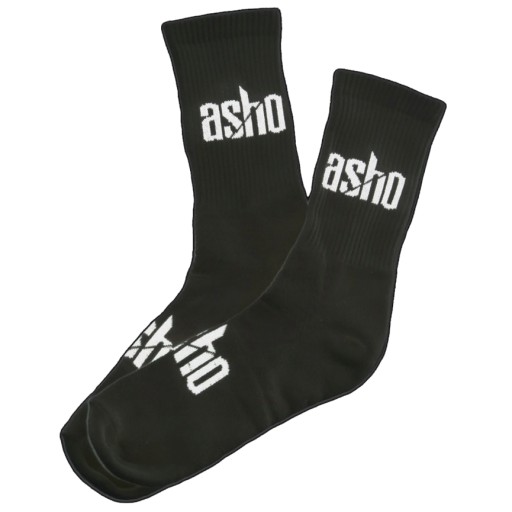 SKARPETY SIATKARSKIE ASHO V1 ROZ 41-44 SKARPETKI Sportowe Czarne