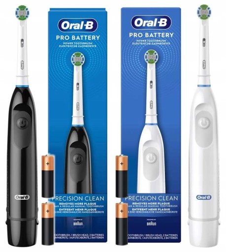 Szczoteczka Elektryczna Oral-B Advance Power DB5 Zestaw czarna i biała