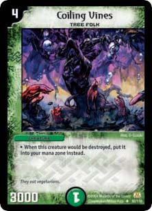 *DM-01 DUEL MASTERS - COILING VINES - !!!