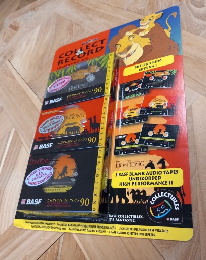 BASF 90 THE LION KING 3SZT KASETA MAGNETOFONOWA