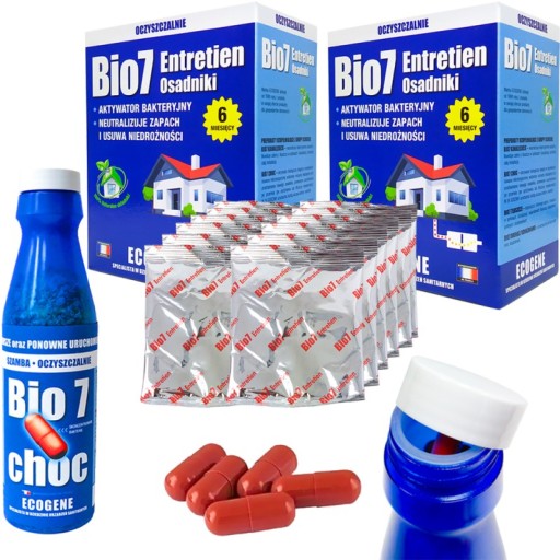 Bakterie Bio7 Starter Bio7 CHOC + 2x Bio7 Osadniki