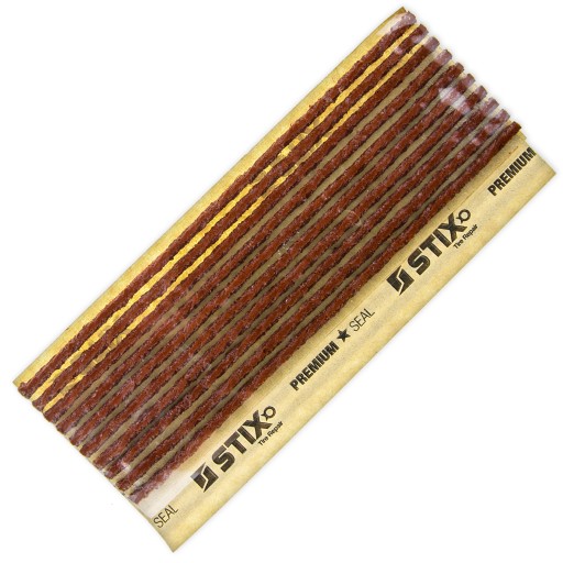 SZNUR BUTYLOWY DO OPON GRUBOŚĆ 4MM DŁUGOŚĆ 200MM BRĄZOWY STIX 10 szt