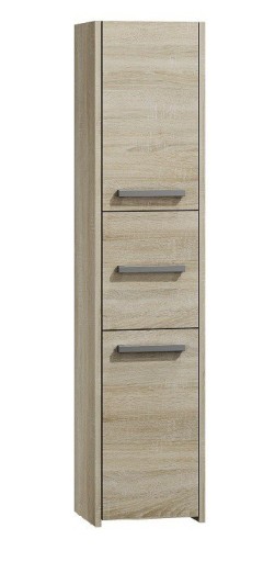 SZAFKA ŁAZIENKOWA REGAŁ SŁUPEK 40CM DĄB SONOMA S43