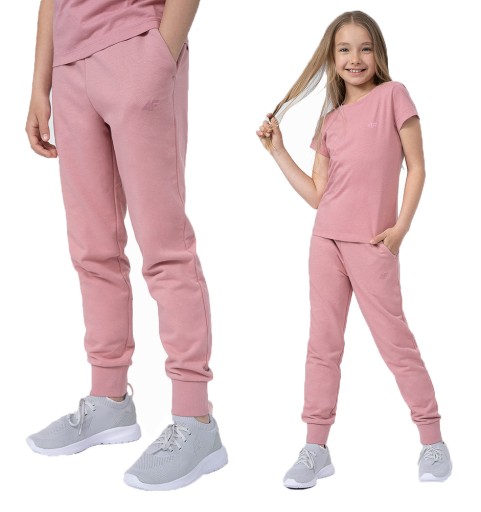 SPODNIE DRESOWE DZIEWCZĘCE 4F JUNIOR SPORTOWE DRES
