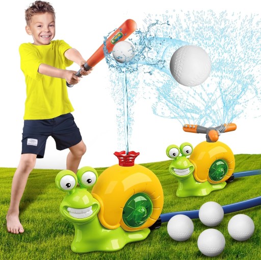 ZRASZACZ WODNY BASEBALL ZABAWKI WODNE ZRASZACZ ZEWNĘTRZNY Z DYSZĄ OBROTOWĄ