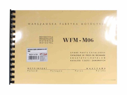 KATALOG CZĘŚCI ZAMIENNYCH WFM M06
