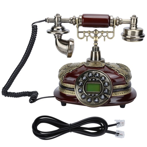 Vintage telefon stacjonarny FSK DTMF podwójny