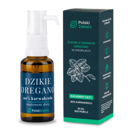 Olejek Dzikie Oregano 30ml Standaryzowany na 90% KARWAKROLU MOCNY