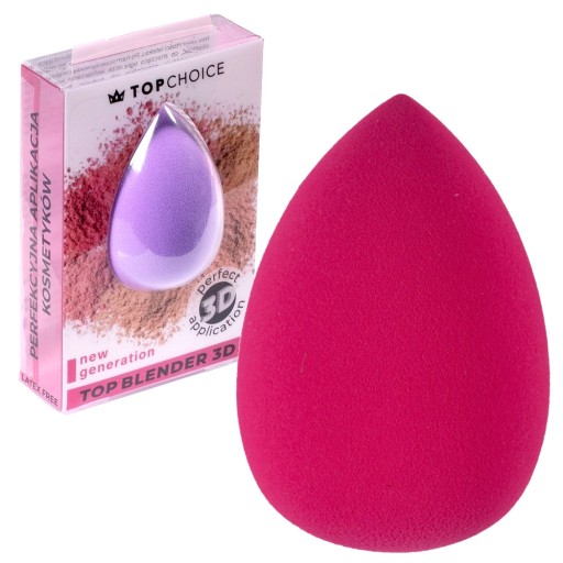TOP CHOICE GĄBKA DO MAKIJAŻU BLENDER JAJKO MAKEUP