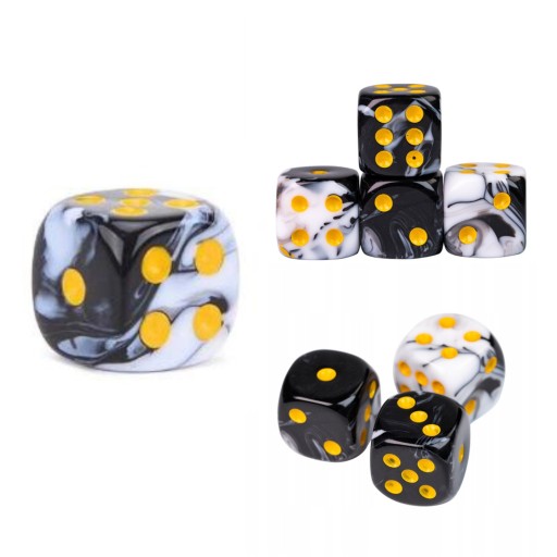 KOSTKA K6 1,1 CM RPG CRUELLA DE MON KOŚĆ SZEŚCIOŚCIENNA